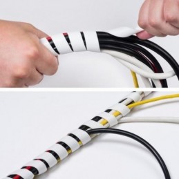 ESPIRAL CABLES BLANCO 2.5M...