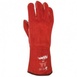 GUANTE SOLDADOR ROJO TALLA...